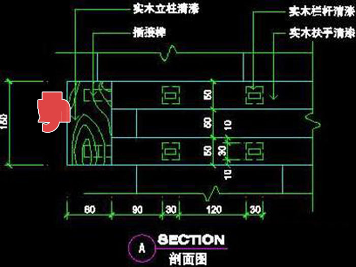Stairs Cad block and details Download 34